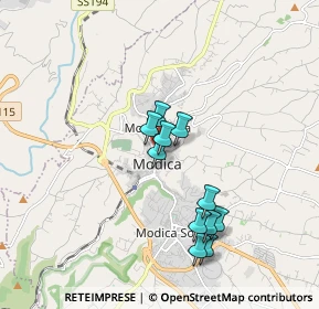 Mappa Via Marchesa Tedeschi, 97015 Modica RG, Italia (1.71636)