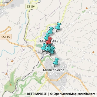 Mappa Via Cannizzaro, 97015 Modica RG, Italia (0.86455)