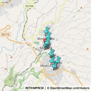 Mappa Via Cannizzaro, 97015 Modica RG, Italia (1.33417)
