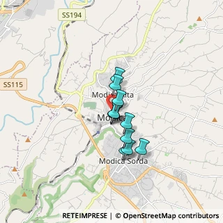 Mappa Via Cannizzaro, 97015 Modica RG, Italia (1.21091)
