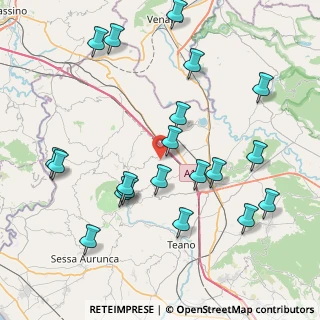 Mappa Via Palate, 81044 Tora e Piccilli CE, Italia (9.5955)
