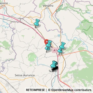 Mappa Via Palate, 81044 Tora e Piccilli CE, Italia (8.509)