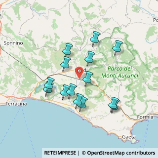 Mappa Fondi Sperlonga, 04022 Fondi LT, Italia (7.06071)
