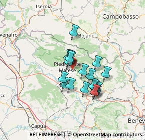 Mappa Via Campo, 81016 San Potito Sannitico CE, Italia (10.375)