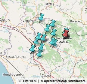 Mappa SP 4 Venti, 81040 Pietravairano CE, Italia (10.762)