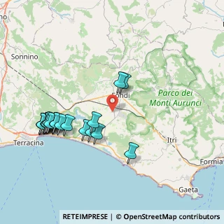 Mappa Via Capocroce, 04022 Fondi LT, Italia (9.249)