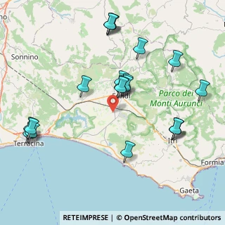 Mappa Via Capocroce, 04022 Fondi LT, Italia (9.6155)