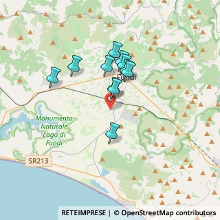 Mappa Via Capocroce, 04022 Fondi LT, Italia (2.92727)