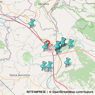 Mappa Via Boiani, 81035 Marzano Appio CE, Italia (6.36083)