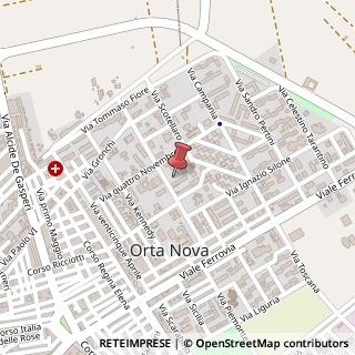 Mappa Via della Pace,  10, 71045 Orta Nova, Foggia (Puglia)