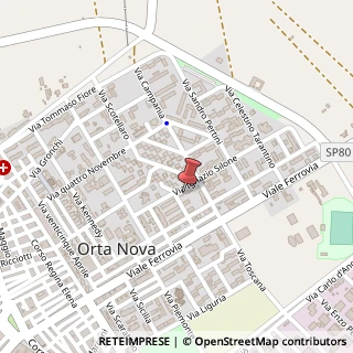 Mappa Via Rosselli, 7, 71045 Orta Nova, Foggia (Puglia)