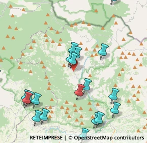 Mappa Via Orticelli, 82033 Cusano Mutri BN, Italia (5.3285)