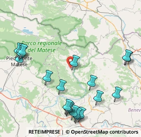 Mappa Via Orticelli, 82033 Cusano Mutri BN, Italia (10.8475)