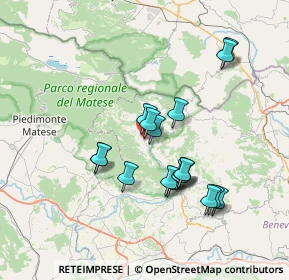 Mappa Via Orticelli, 82033 Cusano Mutri BN, Italia (6.975)