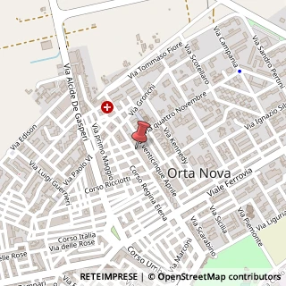 Mappa Corso Vito Vittorio Lenoci, 134, 71045 Orta Nova, Foggia (Puglia)