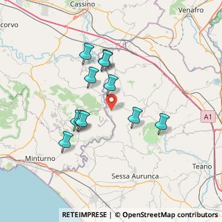Mappa Via Risiera, 04021 Castelforte LT, Italia (6.73182)