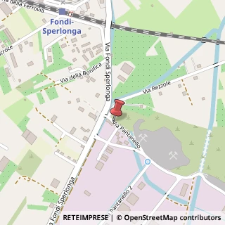 Mappa Via Pantanello, 11, 04022 Fondi, Latina (Lazio)