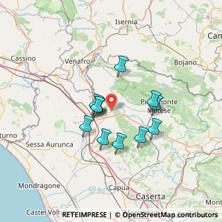 Mappa Via Fossamarcia, 81040 Pietravairano CE, Italia (11.31667)