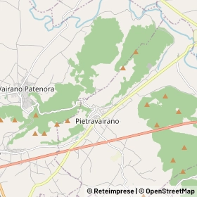 Mappa Pietravairano