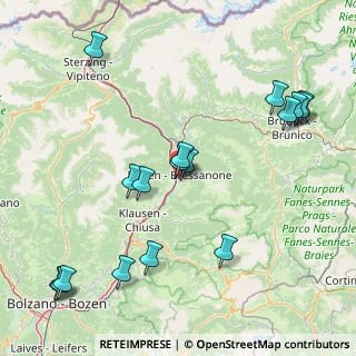Mappa 39042 Bressanone BZ, Italia (18.95941)