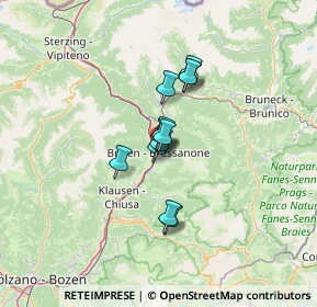 Mappa Via Hartwig, 39042 Bressanone BZ, Italia (7.7475)