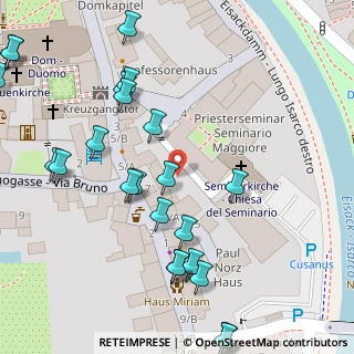 Mappa Via Hartwig, 39042 Bressanone BZ, Italia (0.076)