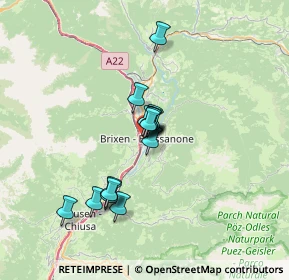 Mappa Viale Ratisbona, 39042 Bressanone BZ, Italia (4.82867)