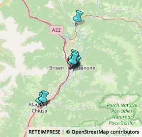 Mappa Viale Ratisbona, 39042 Bressanone BZ, Italia (3.93455)