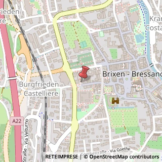Mappa Via Santa Croce, 10, 39042 Bressanone, Bolzano (Trentino-Alto Adige)