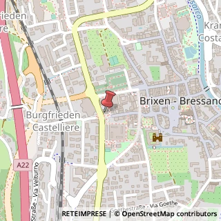 Mappa Via Santa Croce, 10 B, 39042 Bressanone, Bolzano (Trentino-Alto Adige)