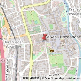 Mappa Via San Croce, 1, 39042 Bressanone, Bolzano (Trentino-Alto Adige)