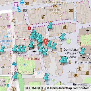 Mappa Vicolo del Duomo, 39042 Bressanone BZ, Italia (0.03913)