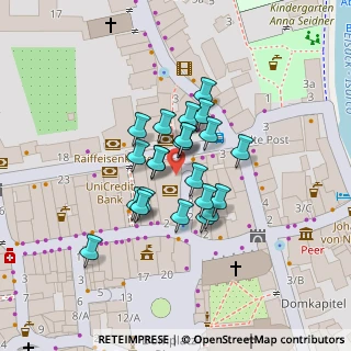Mappa Piazza Parrocchia, 39042 Bressanone BZ, Italia (0.00435)