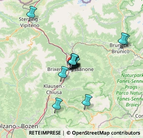 Mappa Via Terzo di Sotto, 39042 Bressanone BZ, Italia (9.43923)