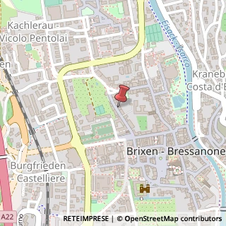 Mappa Via Fienili, 12, 39042 Bressanone, Bolzano (Trentino-Alto Adige)