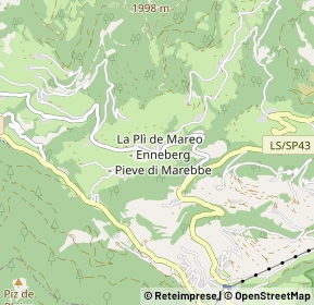 Mappa Strada la Pli, 39030 Marebbe BZ, Italia (0.76364)