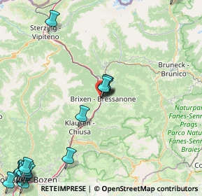 Mappa Via Dante, 39042 Bressanone BZ, Italia (25.33444)
