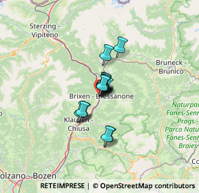 Mappa Via Niccolò Castiglioni, 39042 Bressanone BZ, Italia (6.22143)