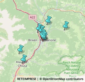 Mappa Vicolo dei Cappuccini, 39042 Bressanone BZ, Italia (4.13727)