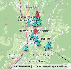 Mappa Vicolo dei Cappuccini, 39042 Bressanone BZ, Italia (1.32231)
