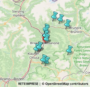 Mappa Vicolo dei Cappuccini, 39042 Bressanone BZ, Italia (9.78143)