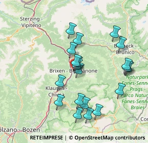 Mappa Vicolo dei Cappuccini, 39042 Bressanone BZ, Italia (14.121)