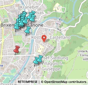 Mappa Via Castellano, 39042 Bressanone BZ, Italia (0.599)