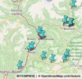 Mappa Via Castellano, 39042 Bressanone BZ, Italia (17.39375)