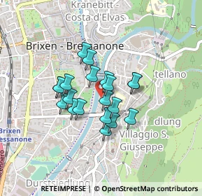 Mappa Via Lungo Rienza, 39042 Bressanone BZ, Italia (0.2945)