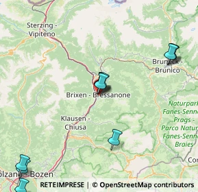 Mappa Via Lungo Rienza, 39042 Bressanone BZ, Italia (19.73667)