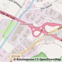 Mapa Frosinone