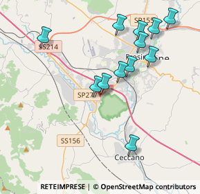 Mappa Ceccano, 03023 Valle Fioretta FR, Italia (4.2425)