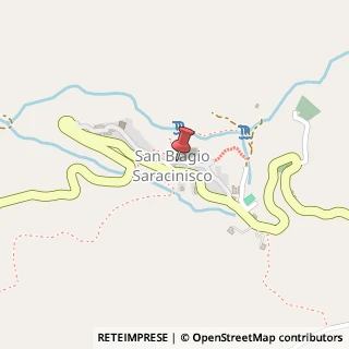 Mappa Via Pero dell'Orso, 18, 03040 San Biagio Saracinisco, Frosinone (Lazio)