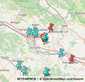 Mappa Via Prata, 03020 Torrice FR, Italia (15.76615)